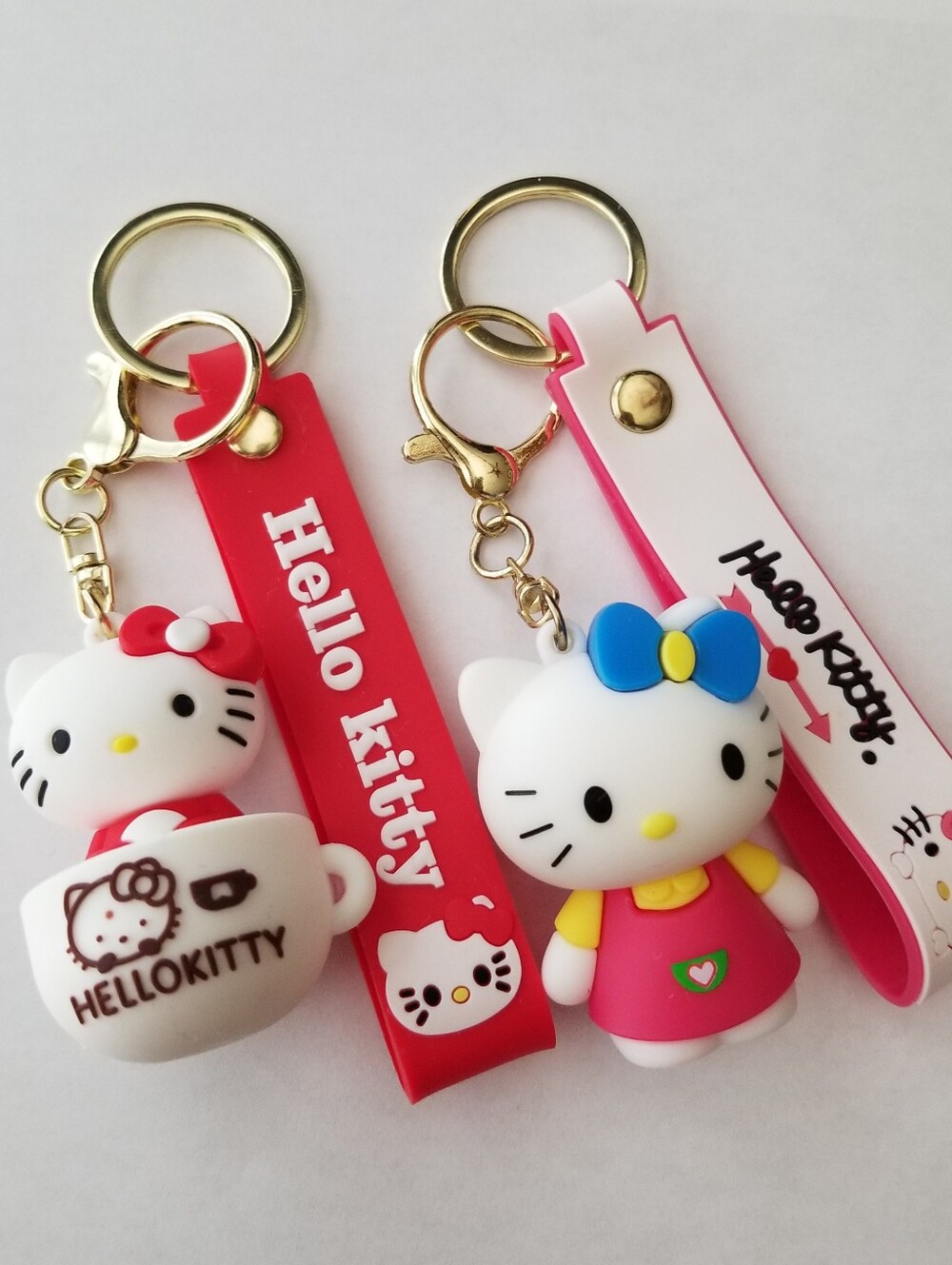 ❗Hello Kitty Kawaii Red Pink Keychain Bundle❗